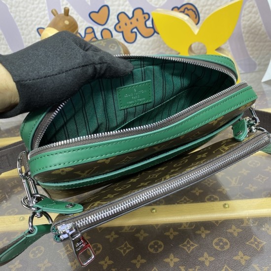 Replica Louis Vuitton Monogram Canvas Trio Messenger M12766