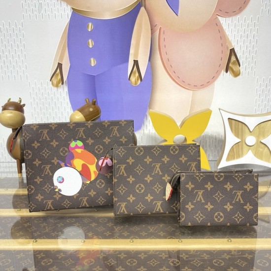 LV x TM Trio Toiletry Pouch M13762