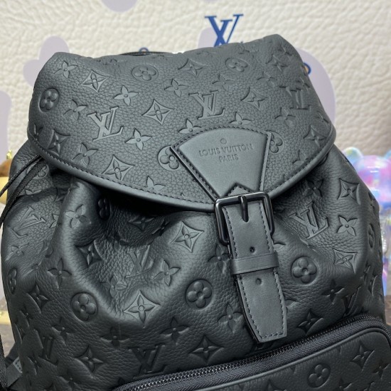 Louis Vuitton Monogram Taurillon Leather Montsouris Backpack M23127