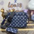 Replica Louis Vuitton Monogram Shadow Trio Messenger M24753