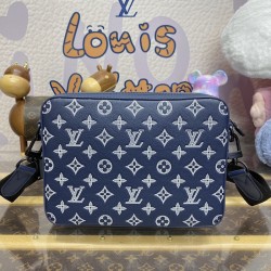 Replica Louis Vuitton Monogram Shadow Trio Messenger M24753