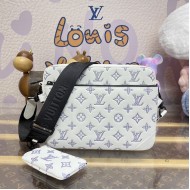 Replica Louis Vuitton Monogram Shadow Trio Messenger M24754