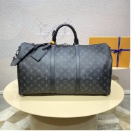 Louis Vuitton Monogram Eclipse Keepall Bandoulière 50 M40568