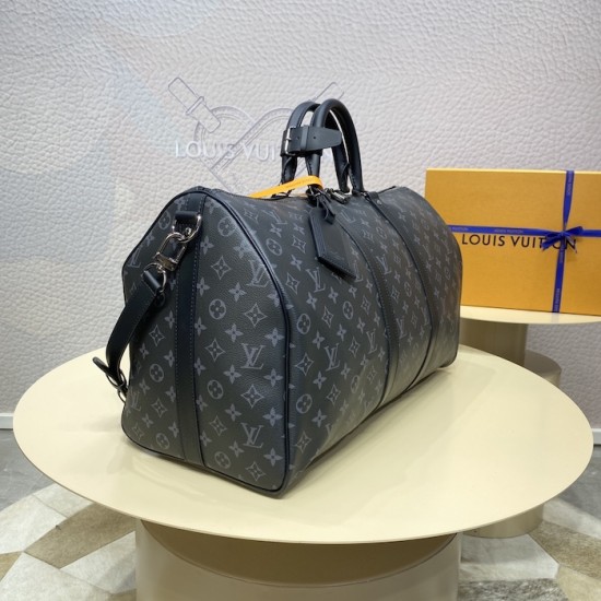 replica l**is V*t*n monogram eclipse keepall bandoulière 50 m40568