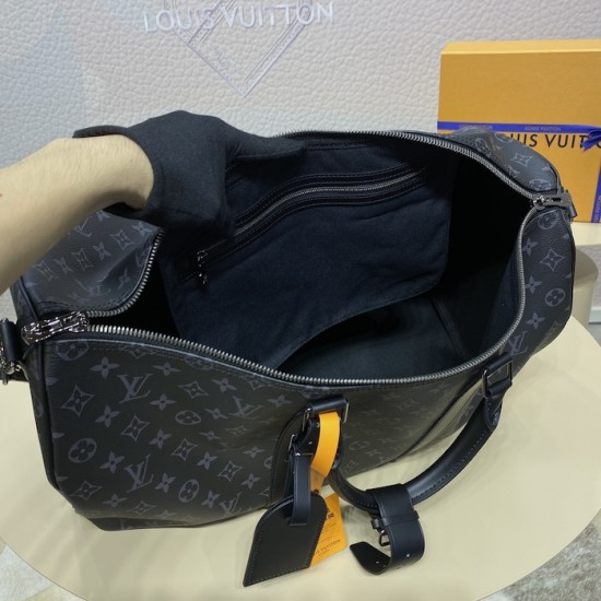 replica l**is V*t*n monogram eclipse keepall bandoulière 50 m40568