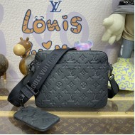 Replica Louis Vuitton Monogram Shadow Trio Messenger M46602