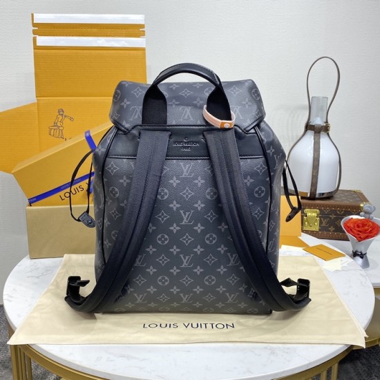 Louis Vuitton Monogram Eclipse Montsouris Backpack M46683