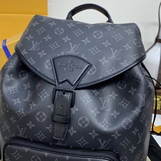 Louis Vuitton Monogram Eclipse Montsouris Backpack M46683