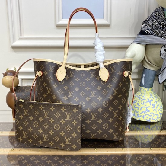 Louis Vuitton Monogram Canvas Neverfull MM M46975