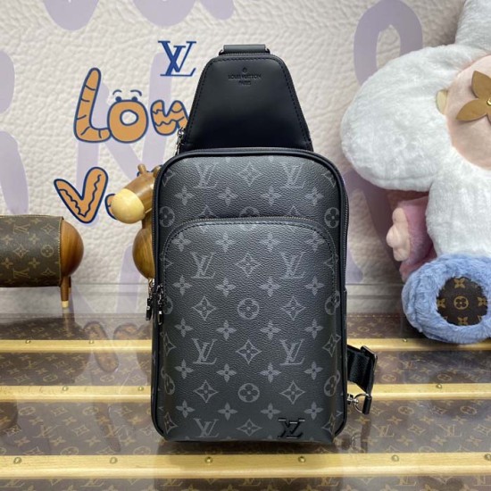 replica l**is V*t*n monogram eclipse avenue slingbag pm m47137