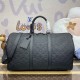 Louis Vuitton Taurillon Monogram Leather Keepall Bandoulière 50 M59025