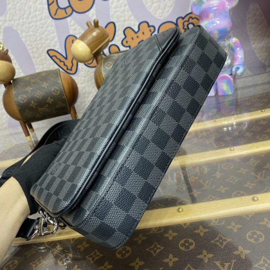 Replica Louis Vuitton Damier Graphite Trio Messenger N40519