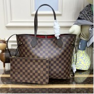 Louis Vuitton Damier Ebene Neverfull MM N40599