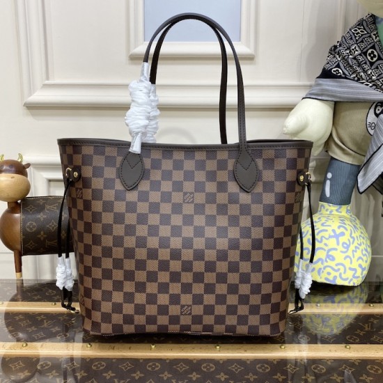 Louis Vuitton Damier Ebene Neverfull MM N40599