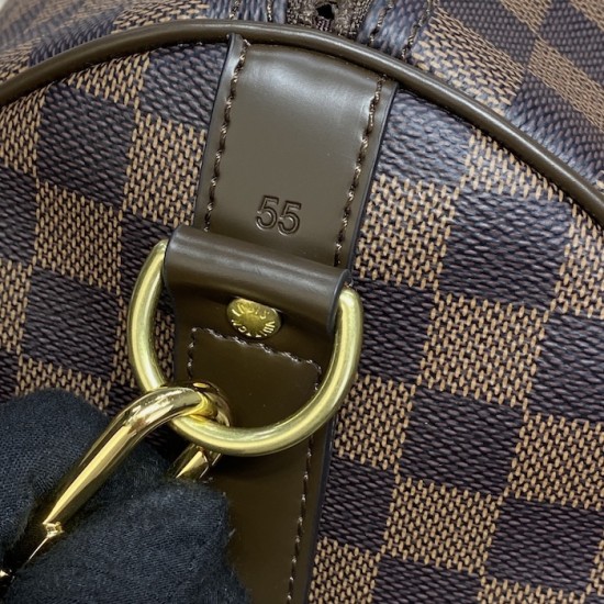 Replica Louis Vuitton Damier Ebene Keepall Bandoulière 55 N41414