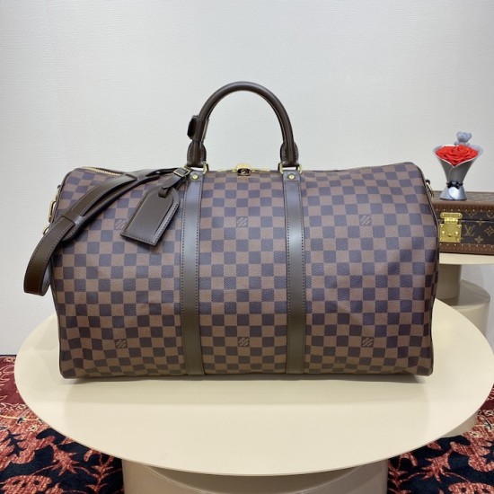 replica l**is V*t*n damier ebene keepall bandoulière 50 n41416