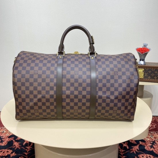 Replica Louis Vuitton Damier Ebene Keepall Bandoulière 50 N41416