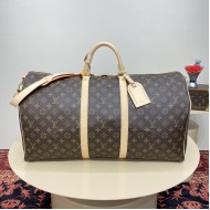 Replica Louis Vuitton Monogram Canvas Keepall Bandoulière 55 M41414