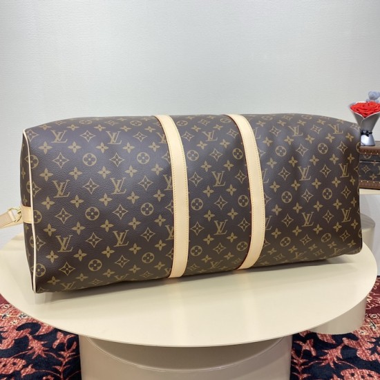 replica l**is V*t*n monogram canvas keepall bandoulière 55 m41414