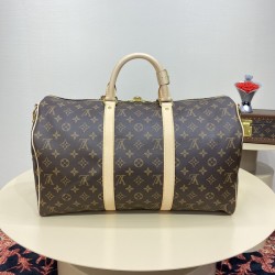 Replica Louis Vuitton Monogram Canvas Keepall Bandoulière 45 M41418