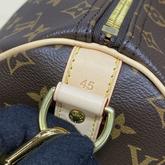 Replica Louis Vuitton Monogram Canvas Keepall Bandoulière 45 M41418