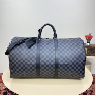 Louis Vuitton Damier Graphite Keepall Bandoulière 55 N41413