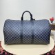 Replica Louis Vuitton Damier Graphite Keepall Bandoulière 55 N41413