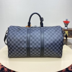 Replica Louis Vuitton Damier Graphite Keepall Bandoulière 45 N41418