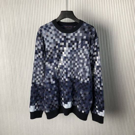 Louis Vuitton LV Lovers Damoflage Jacquard Pullover 1AGHTO