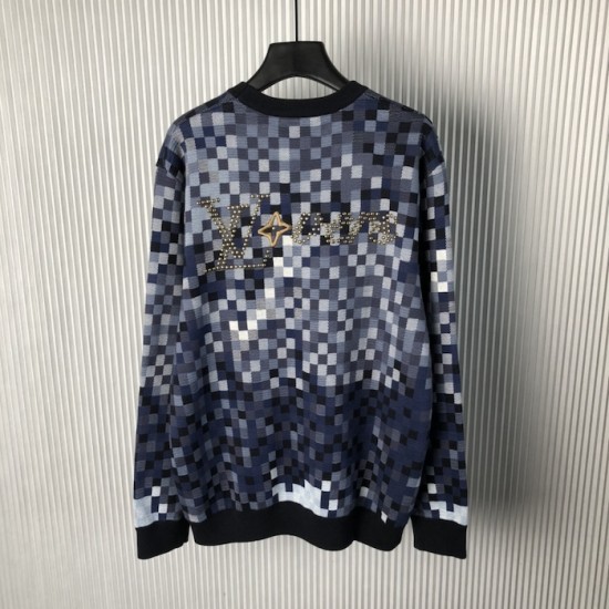 Louis Vuitton LV Lovers Damoflage Jacquard Pullover 1AGHTO