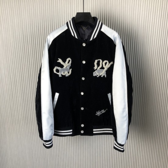 Louis Vuitton Denim Velvet Souvenir Jacket 1AGIMK