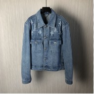 Louis Vuitton Denim Trucker Jacket 1AGING