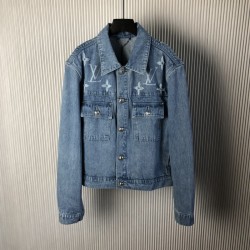 Louis Vuitton Denim Trucker Jacket 1AGING