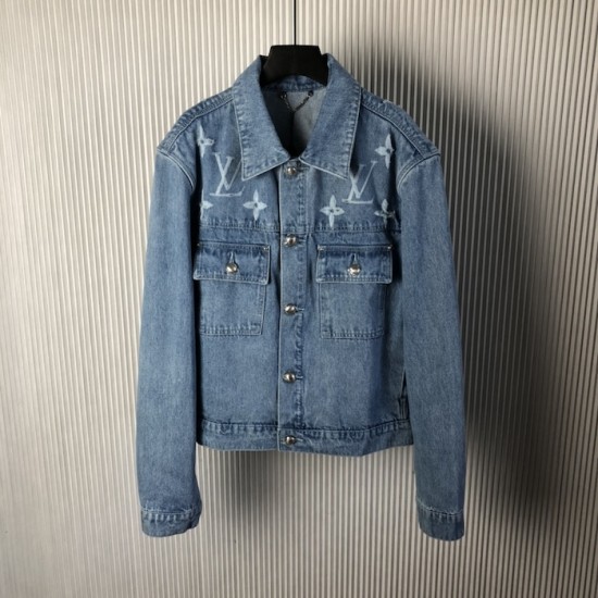 l**is V*t*n denim trucker jacket 1aging