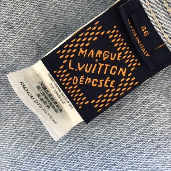 Louis Vuitton Denim Trucker Jacket 1AGING