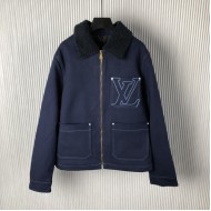 Louis Vuitton Wintery Workwear Denim Jacket 1AGIO7