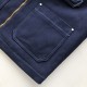 Louis Vuitton Wintery Workwear Denim Jacket 1AGIO7