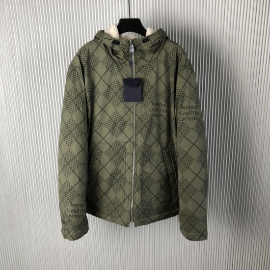 Louis Vuitton Reversible Nylon And Fleece Windbreaker 1AGIOJ