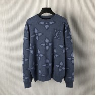 Louis Vuitton Textured Cotton Crewneck 1AGJRE