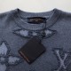 Louis Vuitton Textured Cotton Crewneck 1AGJRE