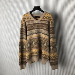 Louis Vuitton Mohair Blend Fair Isle Pullover 1AGJTK