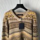 Louis Vuitton Mohair Blend Fair Isle Pullover 1AGJTK