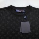 Louis Vuitton Monogram Embellished Wool Evening Crewneck 1AGJU6