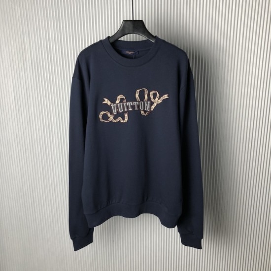 Louis Vuitton Embroidered Cotton Crewneck 1AGJXV