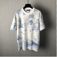 Louis Vuitton Printed Cotton Pique T-Shirt 1AGJYZ