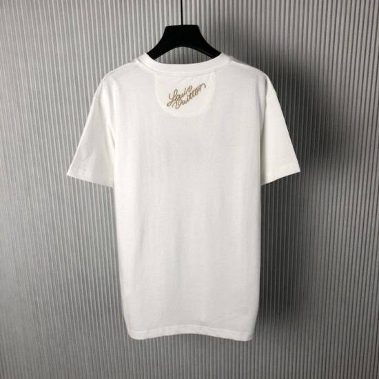 Louis Vuitton Embellished Cotton T-Shirt 1AGJZR