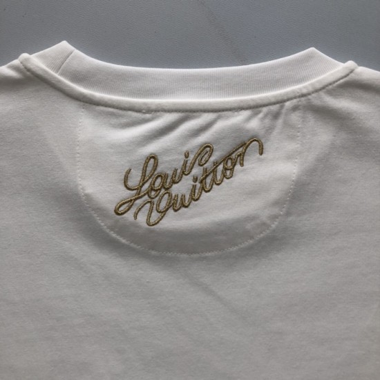 Louis Vuitton Embellished Cotton T-Shirt 1AGJZR