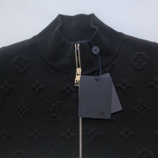 Louis Vuitton Embossed Monogram Jersey Tracksuit Top 1AHCLN