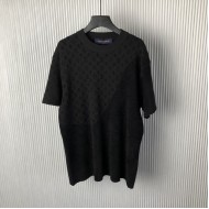 Louis Vuitton Graphic Jacquard Short-Sleeved Crewneck 1AHCMU