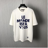 Louis Vuitton Graphic Cotton T-Shirt 1AHCW5